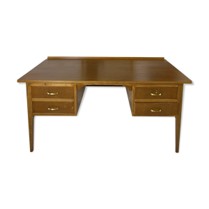 bureau en chêne bi face