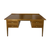 Two-sided oak desk, 50s