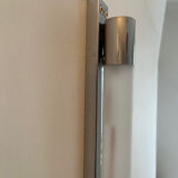 Modernist wall lamp vintage chromed metal France 1930