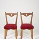 Pair of chairs Guillerme and Chambron 1960s