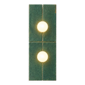 Wall light with 2 lights in zellige ceramic