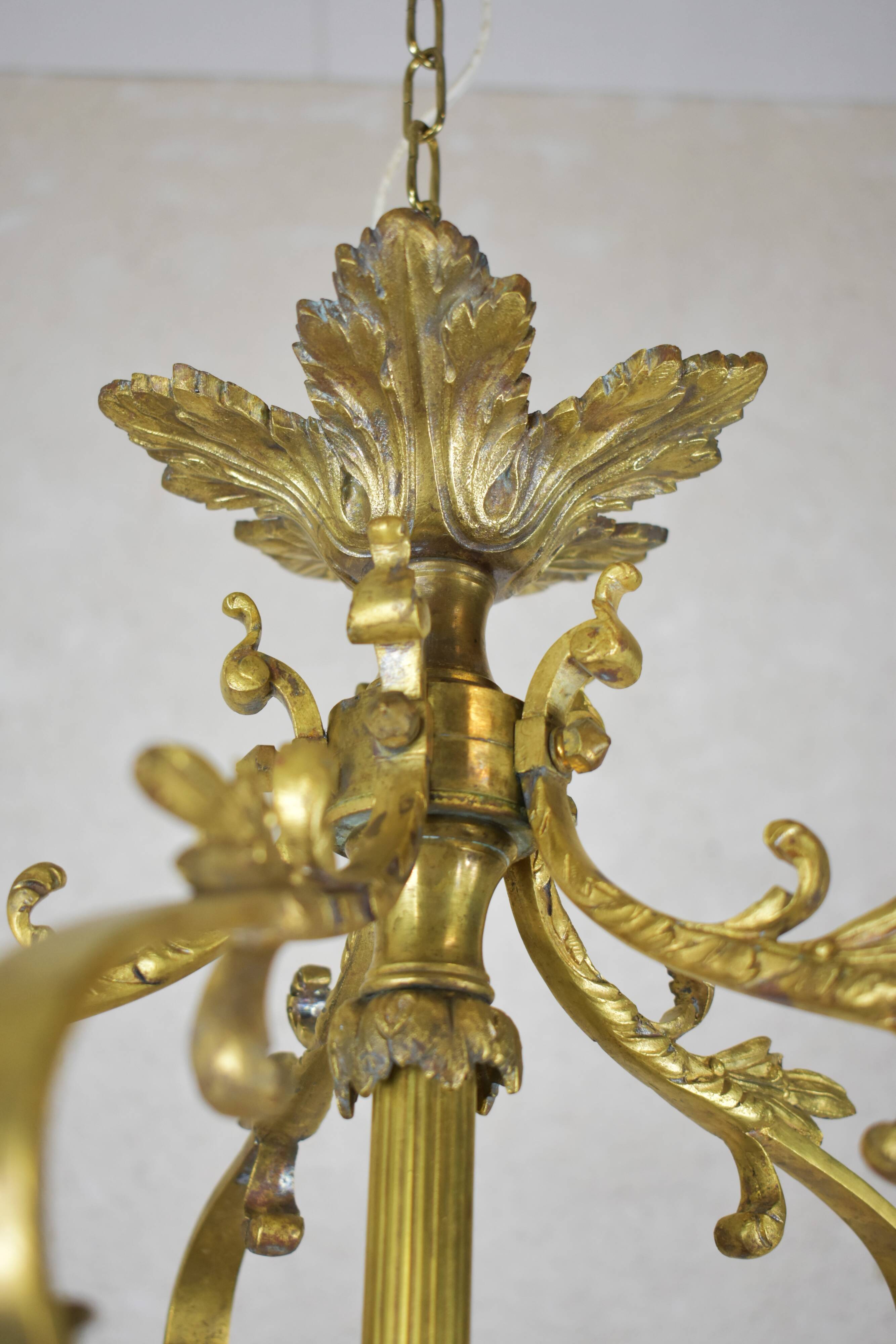 Napoleon-style tassel chandelier