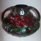 Art Nouveau vase has decoration of beetles