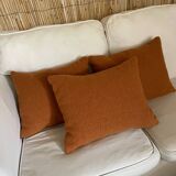 Wool blanket cushions