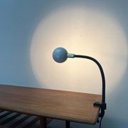 Cobra Snake clamp table lamp from the space age, 1970s