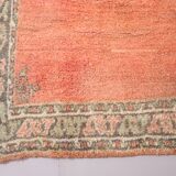 Vintage Handmade Moroccan Rug 213 x 363 cm - Peach Moroccan Rug Berber