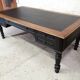 Flat desk Louis Philippe patina walnut nineteenth