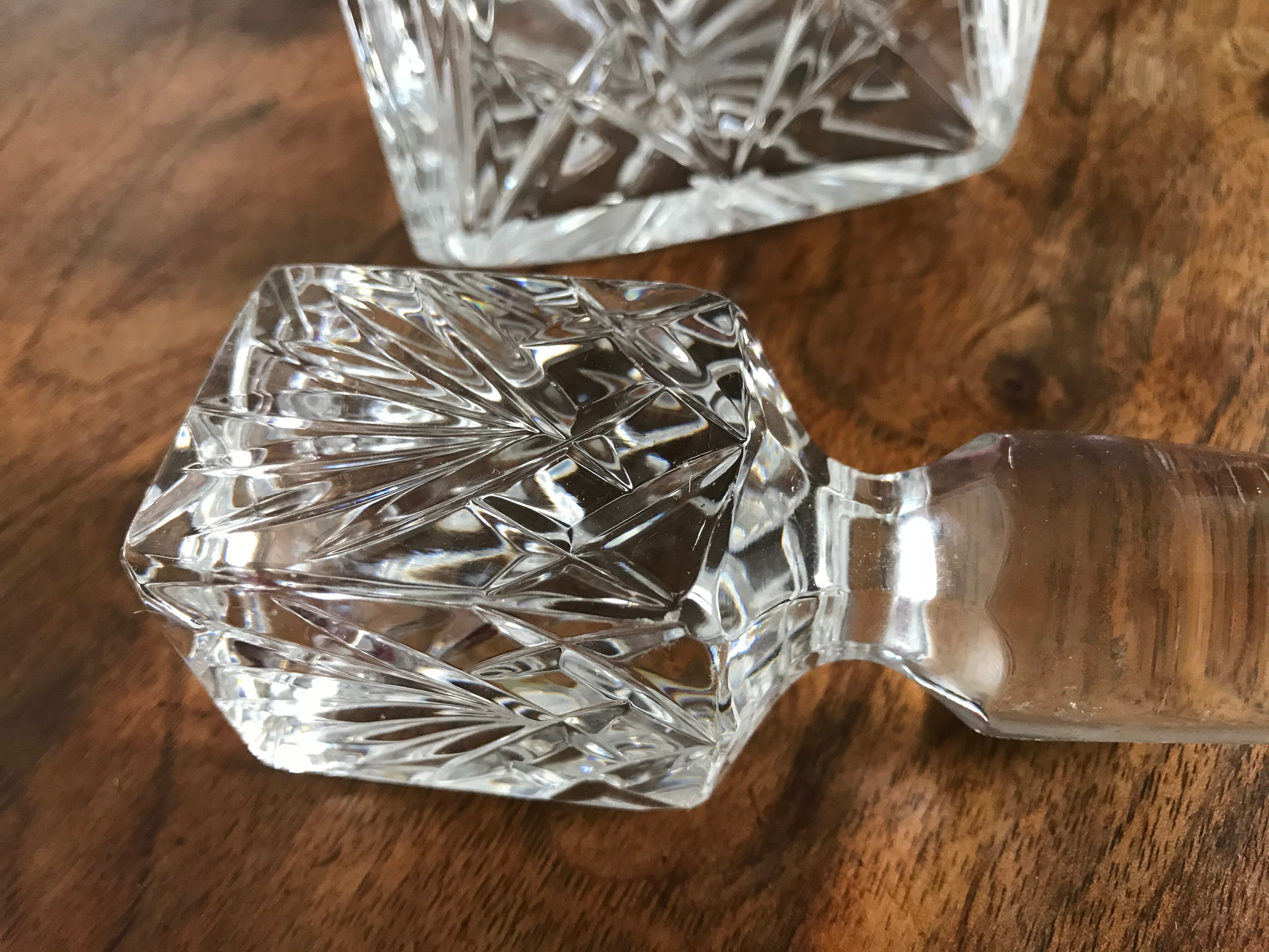 Crystal whisky carafe