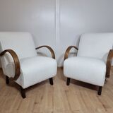 Pair of armchairs by Jindrich Halabala