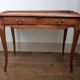 Louis XV style natural wood desk table