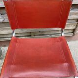 Pair of chairs MR 10 design Ludwig Mies Van Der Rohe vintage edition 90s