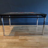 Mid century coffee table with tiles 1960's
