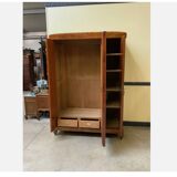 Antique - wardrobe, linen cupboard, inlays -