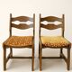 6 chaises tapissées Guillerme et Chambron. Modèle Lorraine