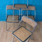 Series 4 folding cane chairs