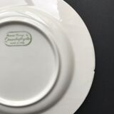 Dish and plate by Franco Giorgi by Quadrifoglio 1980