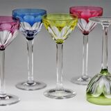 Set de 5 verres Roemer Val St Lambert