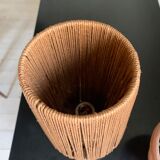 Vintage Danish rope table lamp