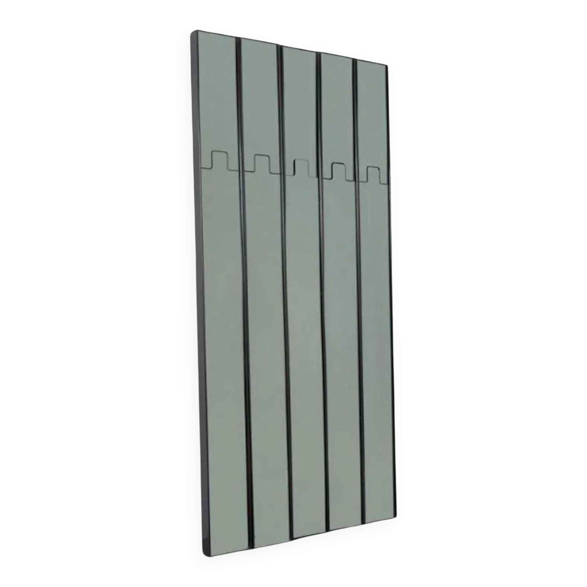 Modular wall mirror Gronda and coat rack Luciano Bertoncini for Elco
