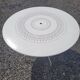 Iron garden table, 117cms in diameter