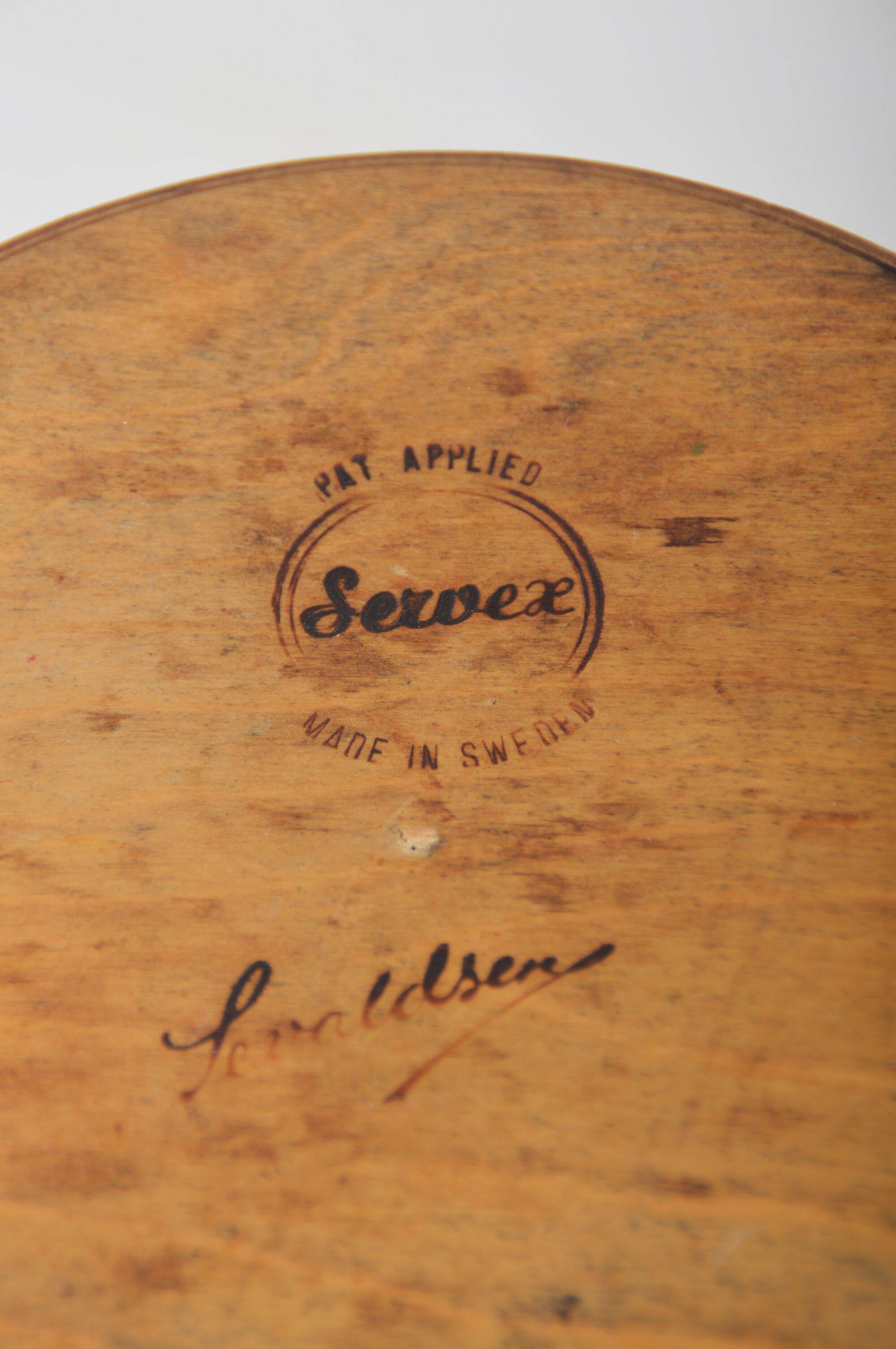 Swedish wastebasket designed by Martin Aberg for Servex, 1950s