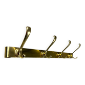 Gold coloured aluminium wall coat rack 1960’s