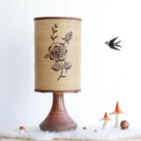 Ceramic and resinated fabric lamp by Accolay