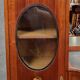 Nancy School: Large Art Nouveau mahogany bookcase buffet