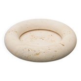 Bol Voltero in travertine by Pier Alessandro Giusti and Egidio Di Rosa for Up & Up, 1970s.