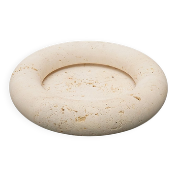 Bol Voltero in travertine by Pier Alessandro Giusti and Egidio Di Rosa for Up & Up, 1970s.