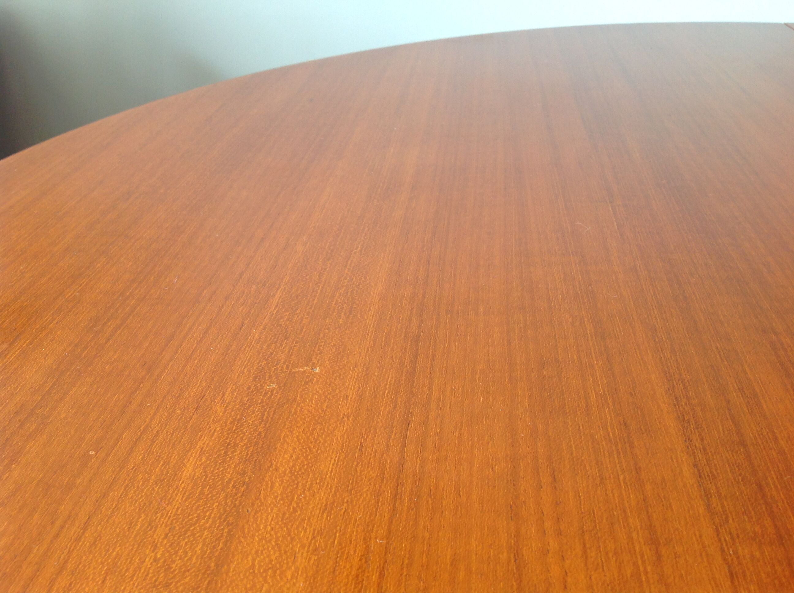 Scandinavian teak round table