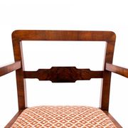 Pair of Art Deco armchairs from the 1940s, Poland.