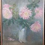 Painting on canvas Chrysanthemums