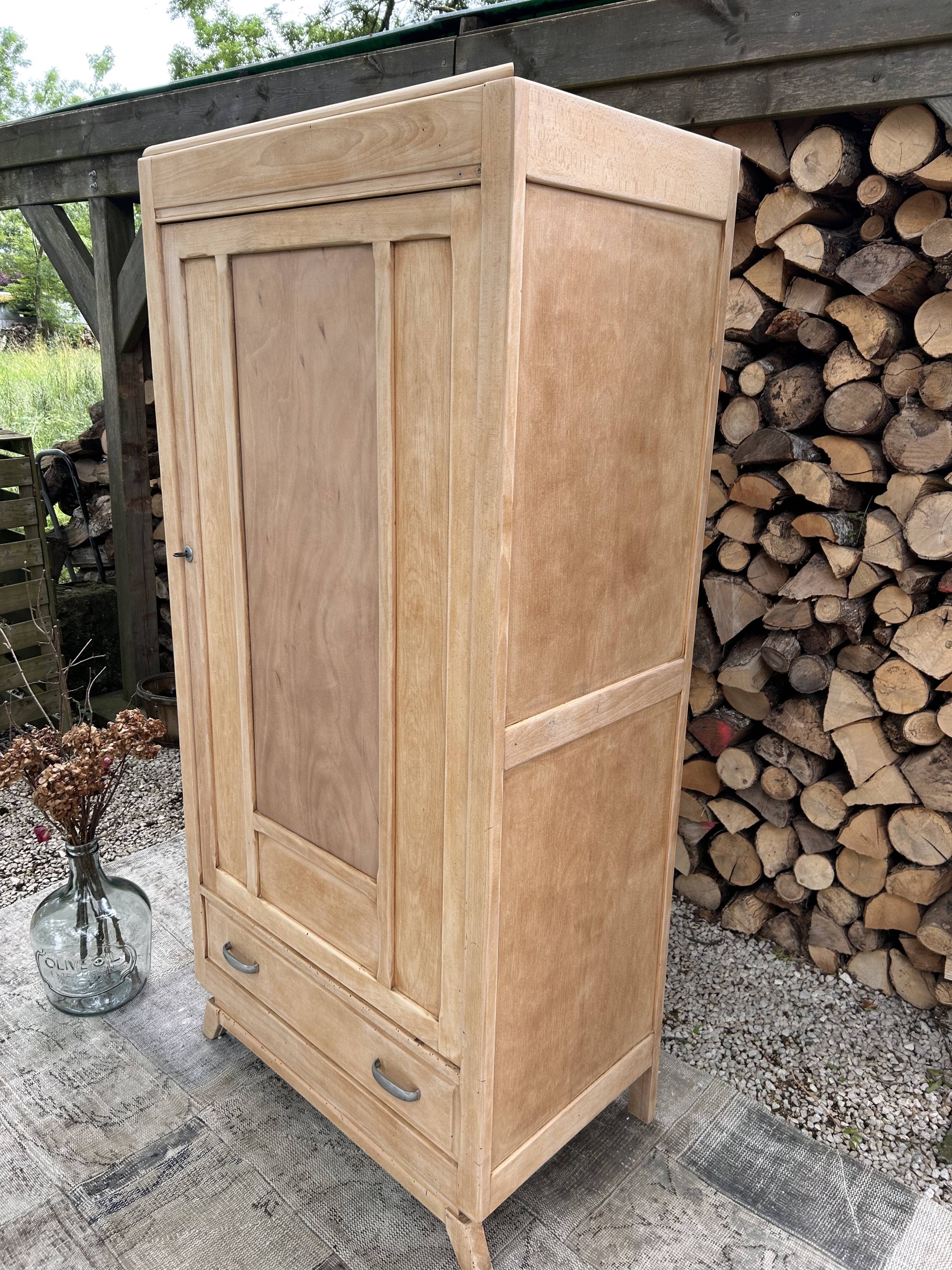 Renovated wooden wardrobe