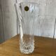 Chiseled crystal vase