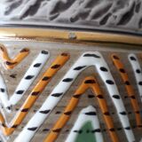 Signed stoneware vase