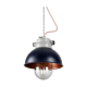 Dark purple industrial hanging light from TEP
