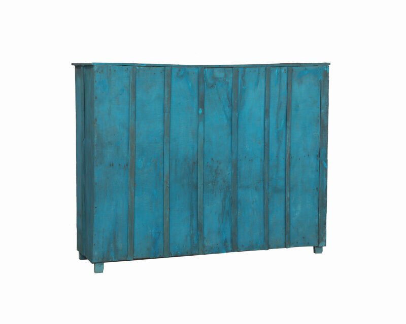 Sideboard cupboard patina old teak india 187x54x153cm