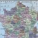 Map of France - 20x29cm