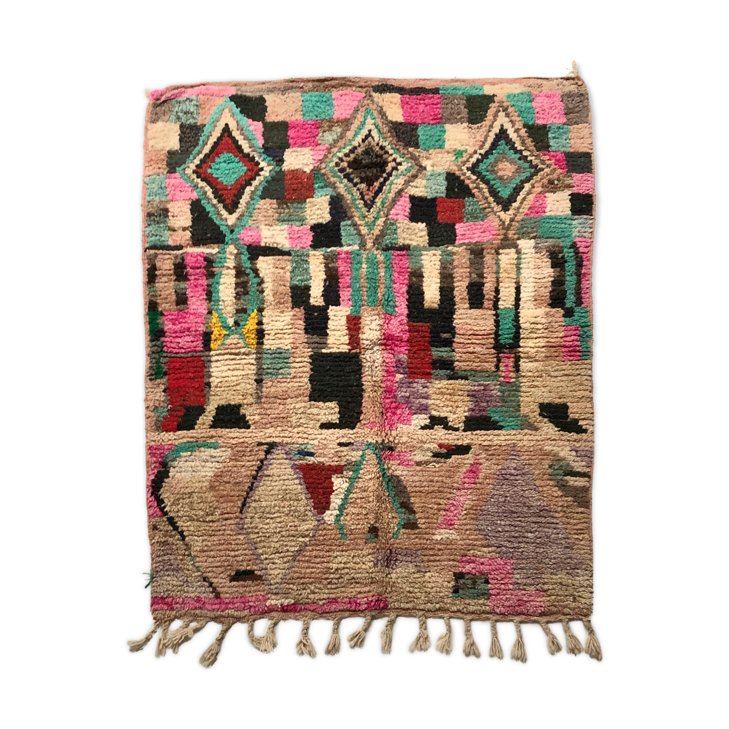 Moroccan Berber carpet Boujaad 1.59x1.3m
