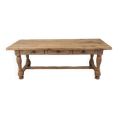 Solid oak farm table
