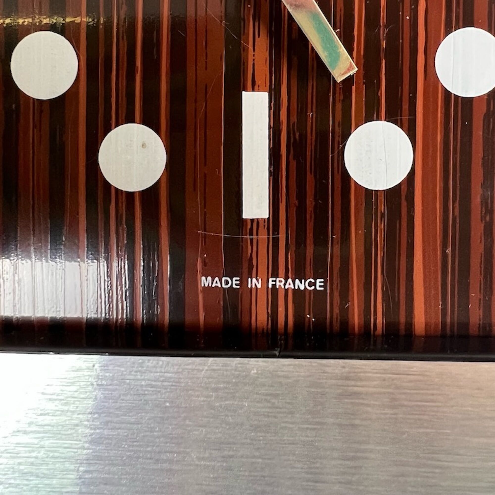 Space age clock calendar by odo france, 70s