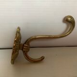 Double patére laiton