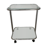 Vintage trolley on wheels