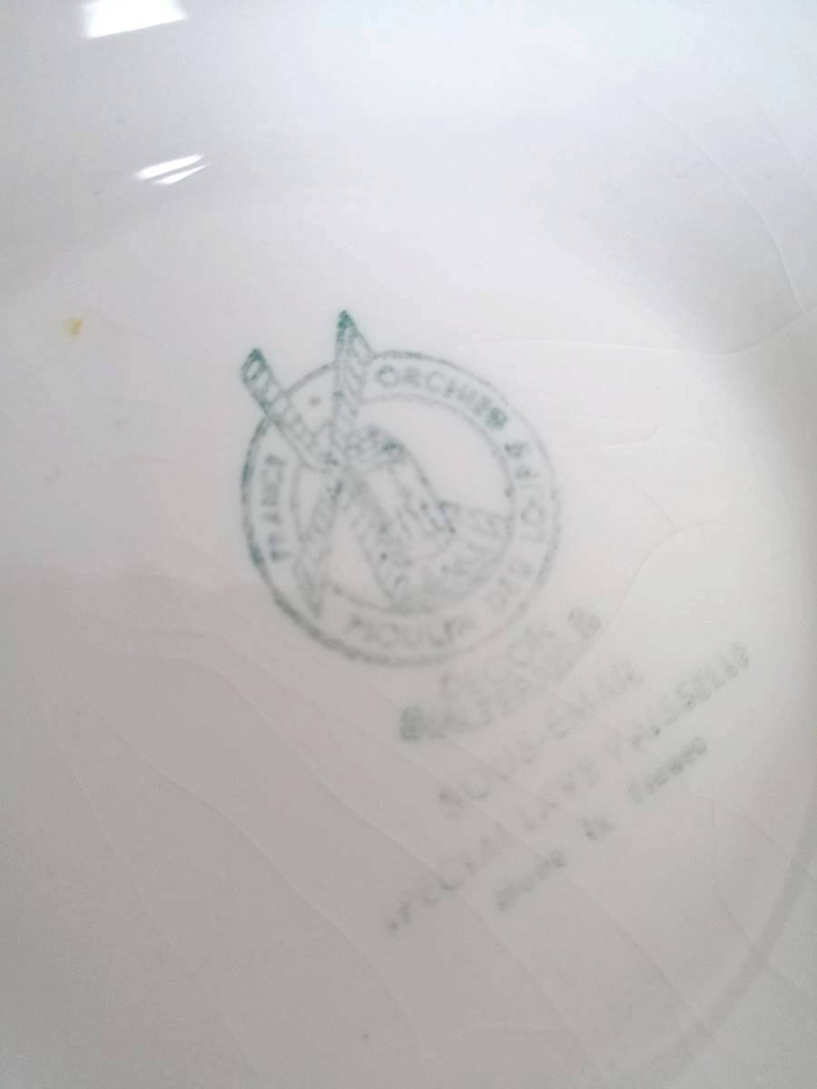 Large porcelain soup tureen Orchies Moulin des Loups Saint-Amand - 2.5 liter vegetable dish