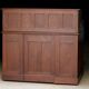 Franco-American American desk in solid mahogany. Circa 1900.