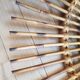 Rattan sun mirror