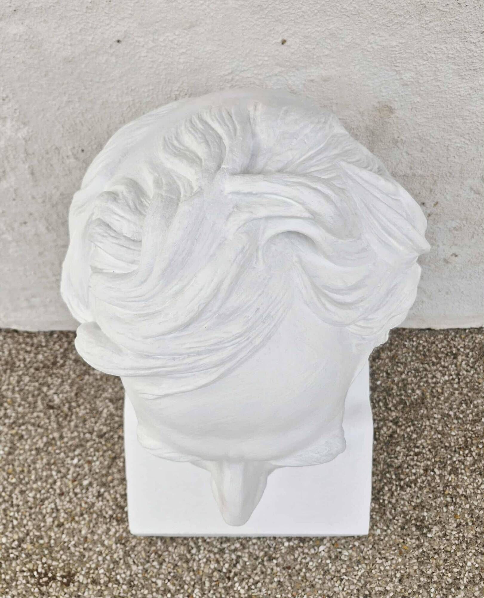 Plaster bust "F. ARAGO / 1839" made by P.J. DAVID (of Angers)
