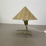 Brass table lamp "aal" by rupert nikoll, austria, 1950s