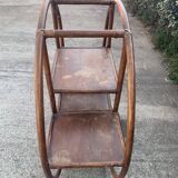 Vintage bamboo round shelf